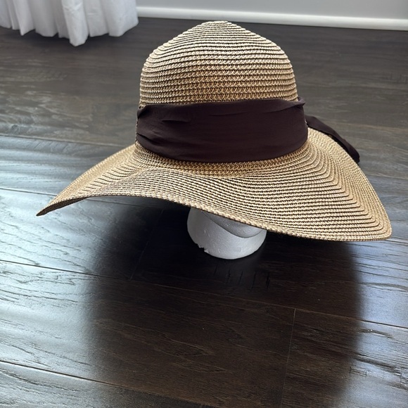 Milani UPF 50+ Sun protection floppy hat, natural,drawstring adjustable headband - Picture 2 of 11